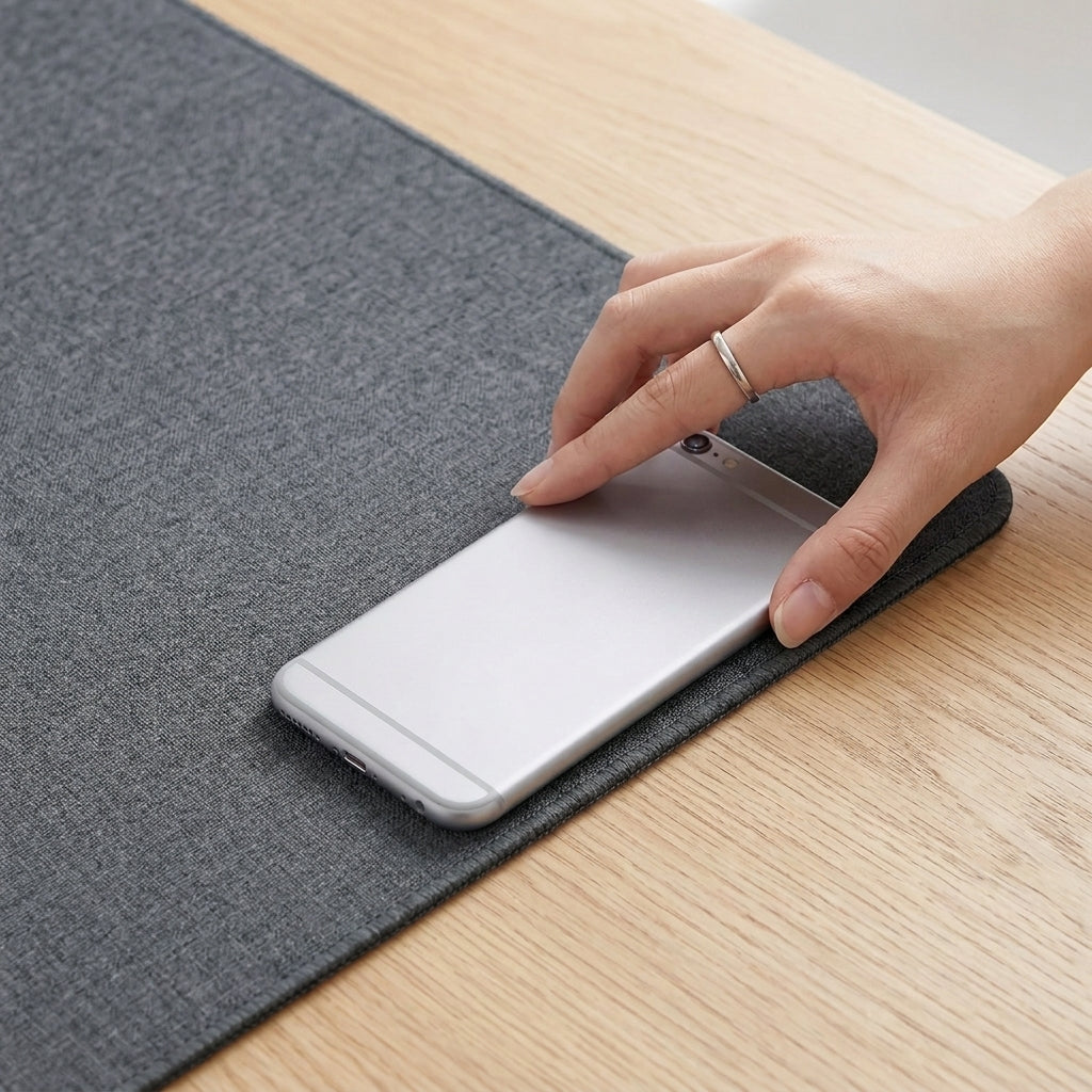 Tapis de Souris Gaming Coton & Lin Noir