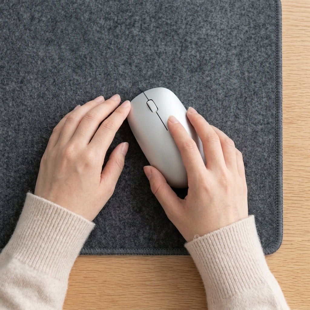 Tapis de Souris Gaming Coton & Lin Noir