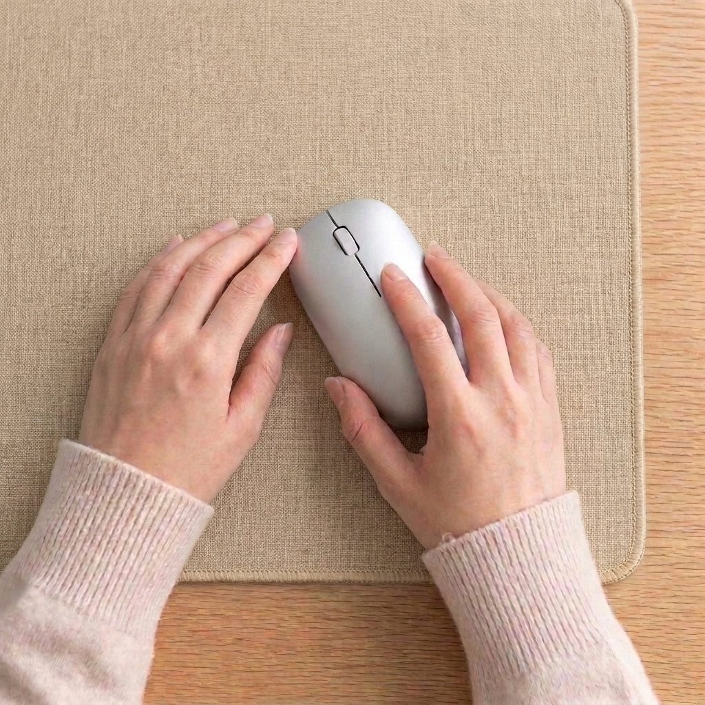 Tapis Souris Gaming Coton & Lin Kaki