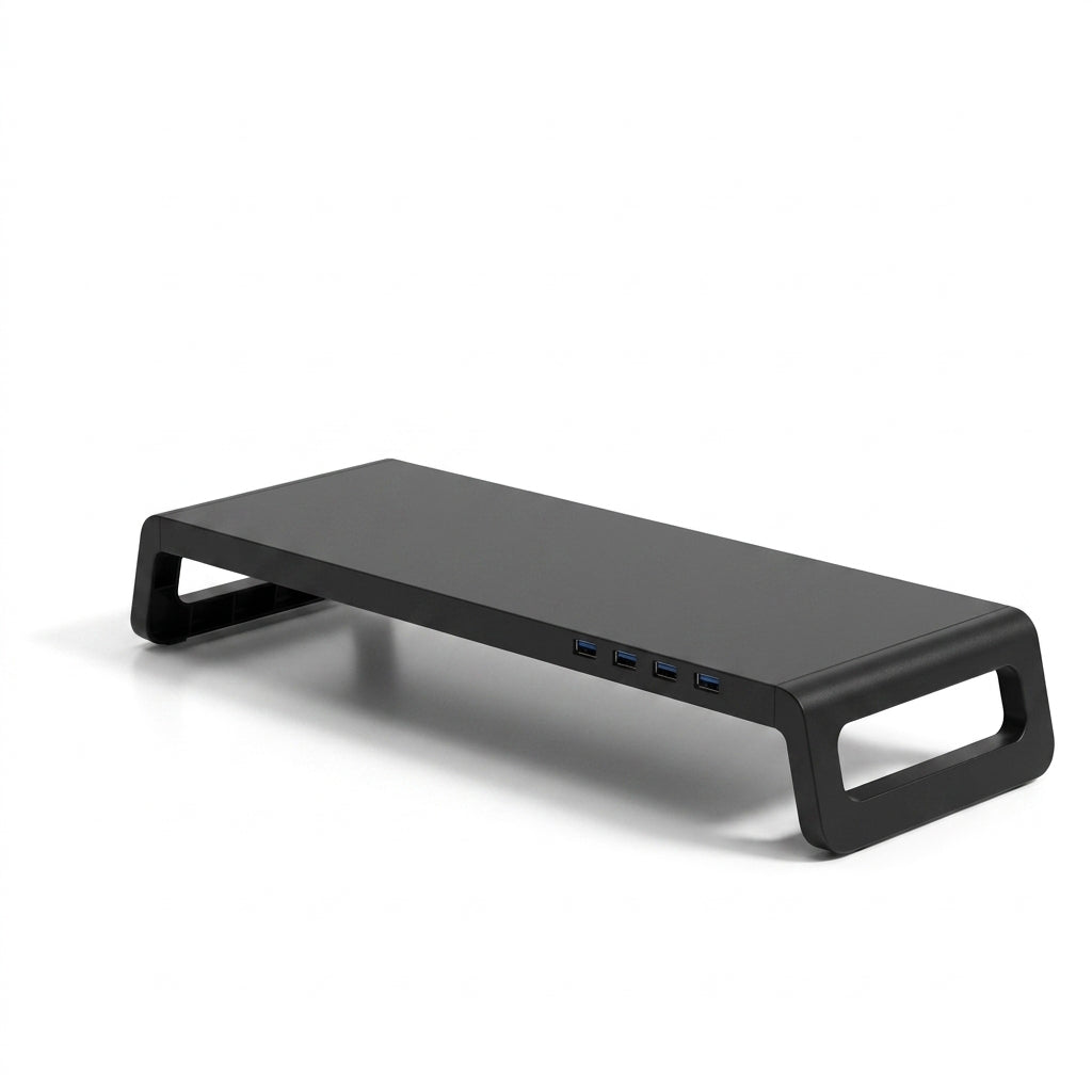 Aluminum Monitor Stand with USB 3.0 Hub