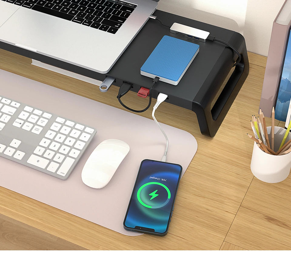 Support Moniteur Aluminium Ergonomique