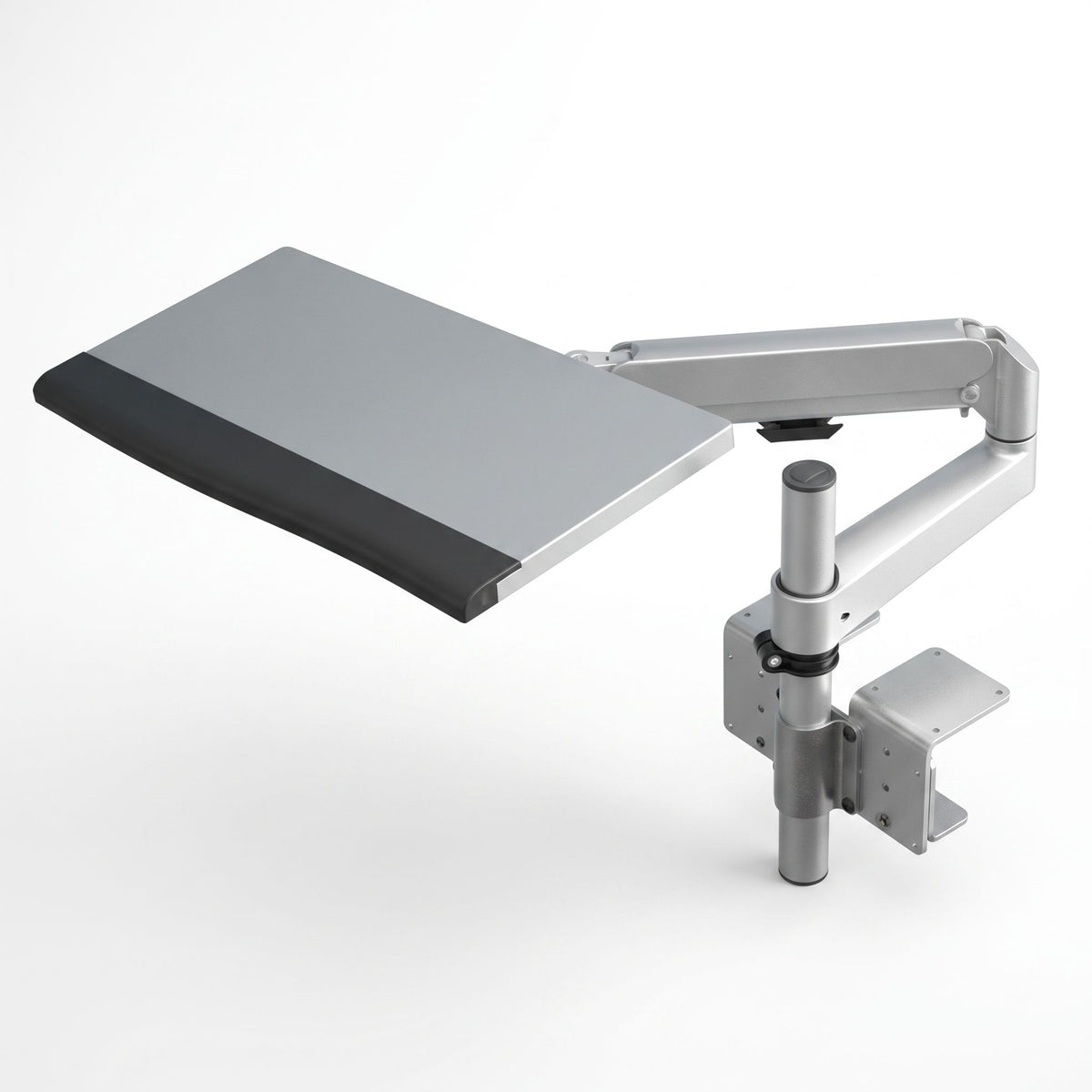 Plateau Clavier à Pince, Multi-Surface Swivel
