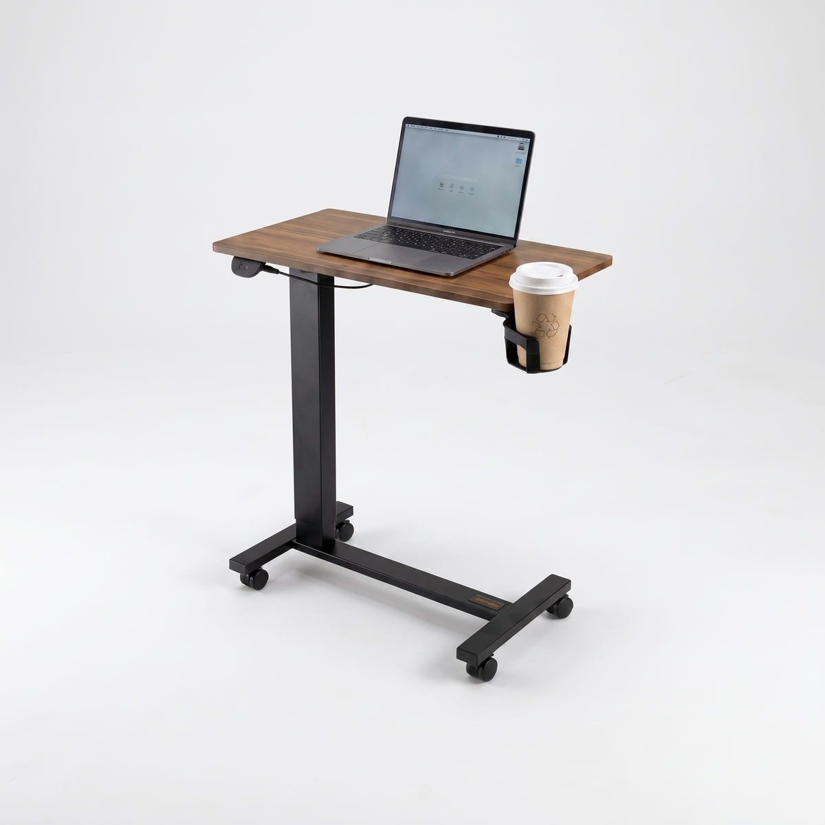 Table Bureau Mobile Électrique à Roulettes