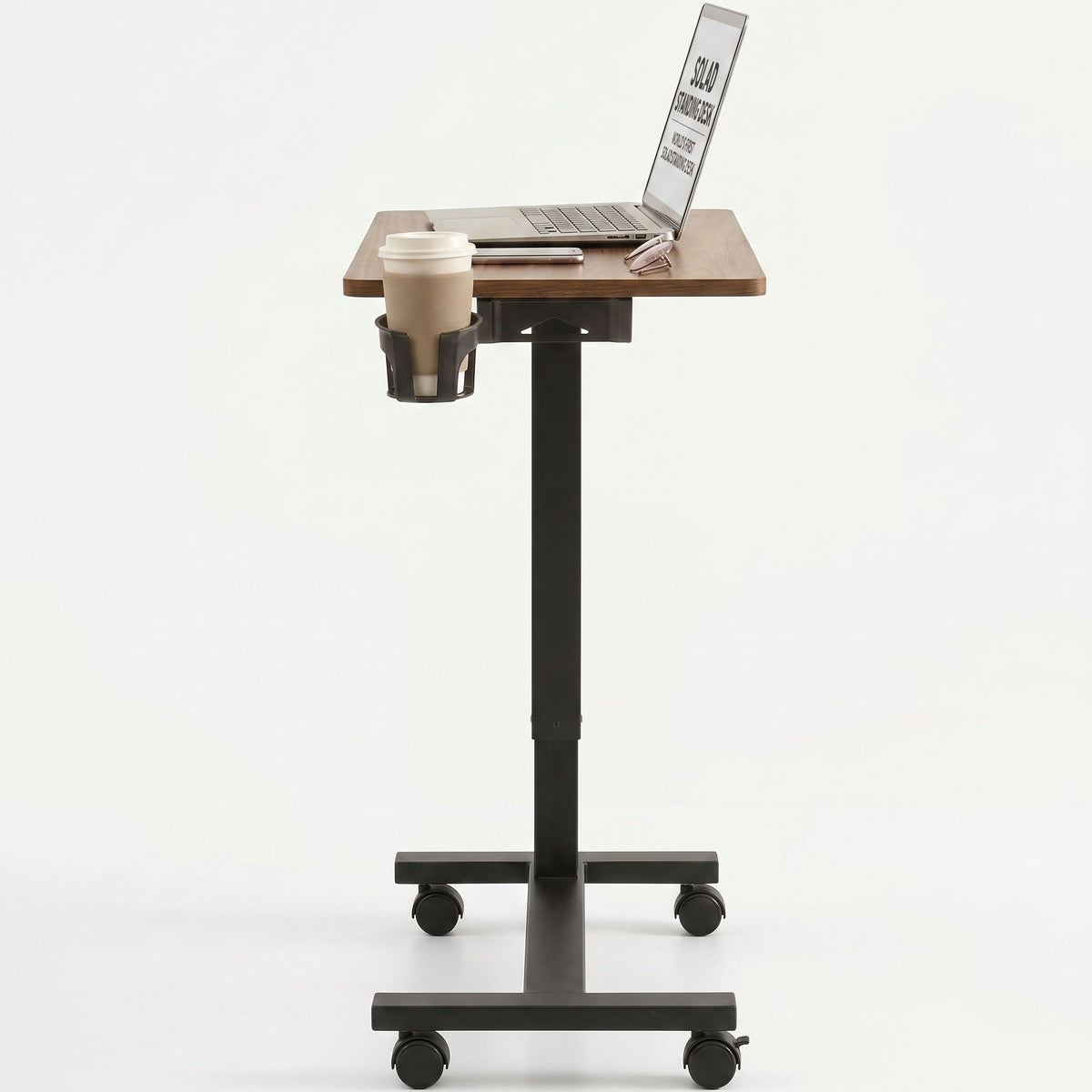 Table Bureau Mobile Électrique à Roulettes