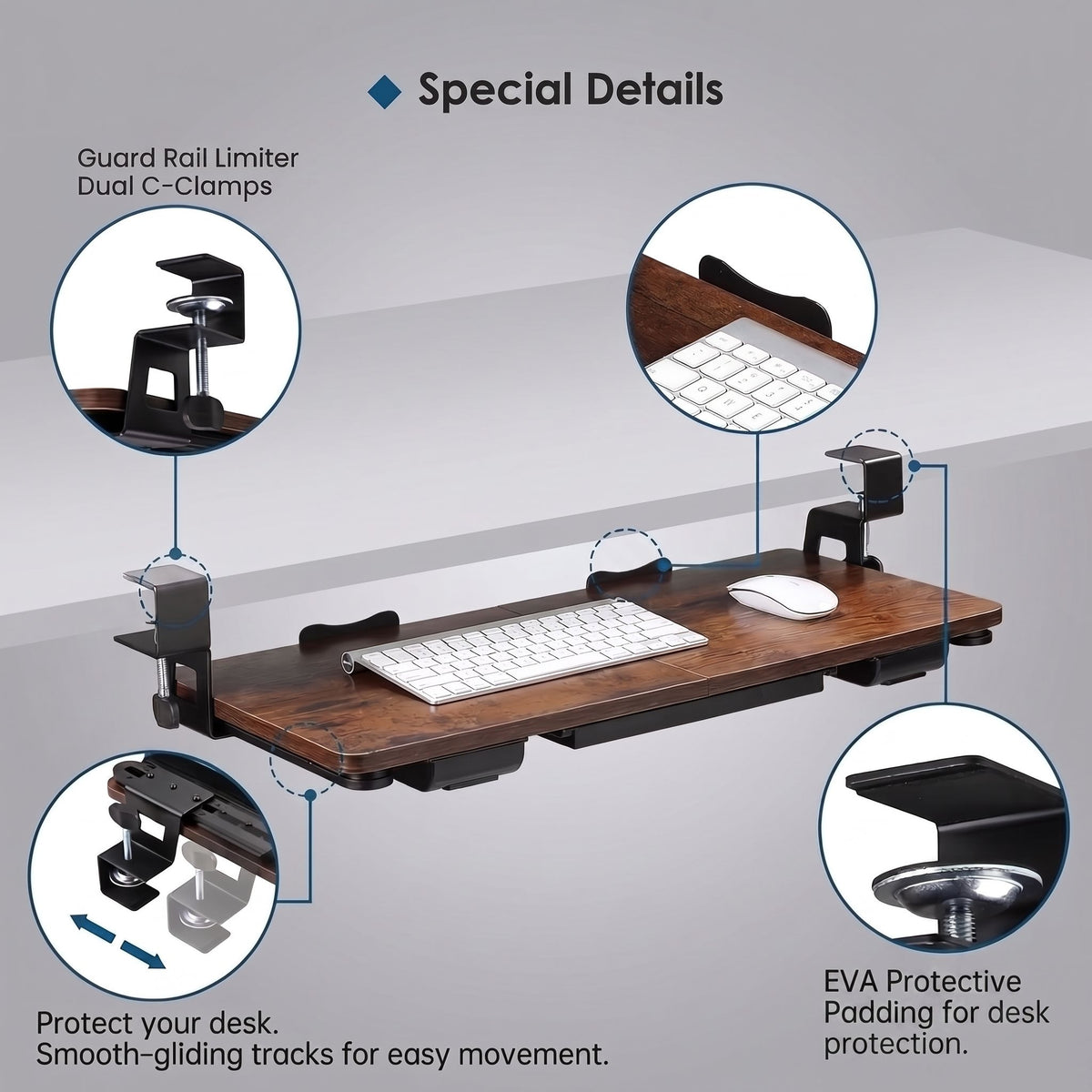 Plateau Clavier Coulissant Dock