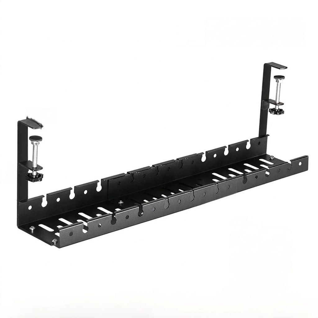 Rack Câble Bureau Latéral Style Perforée