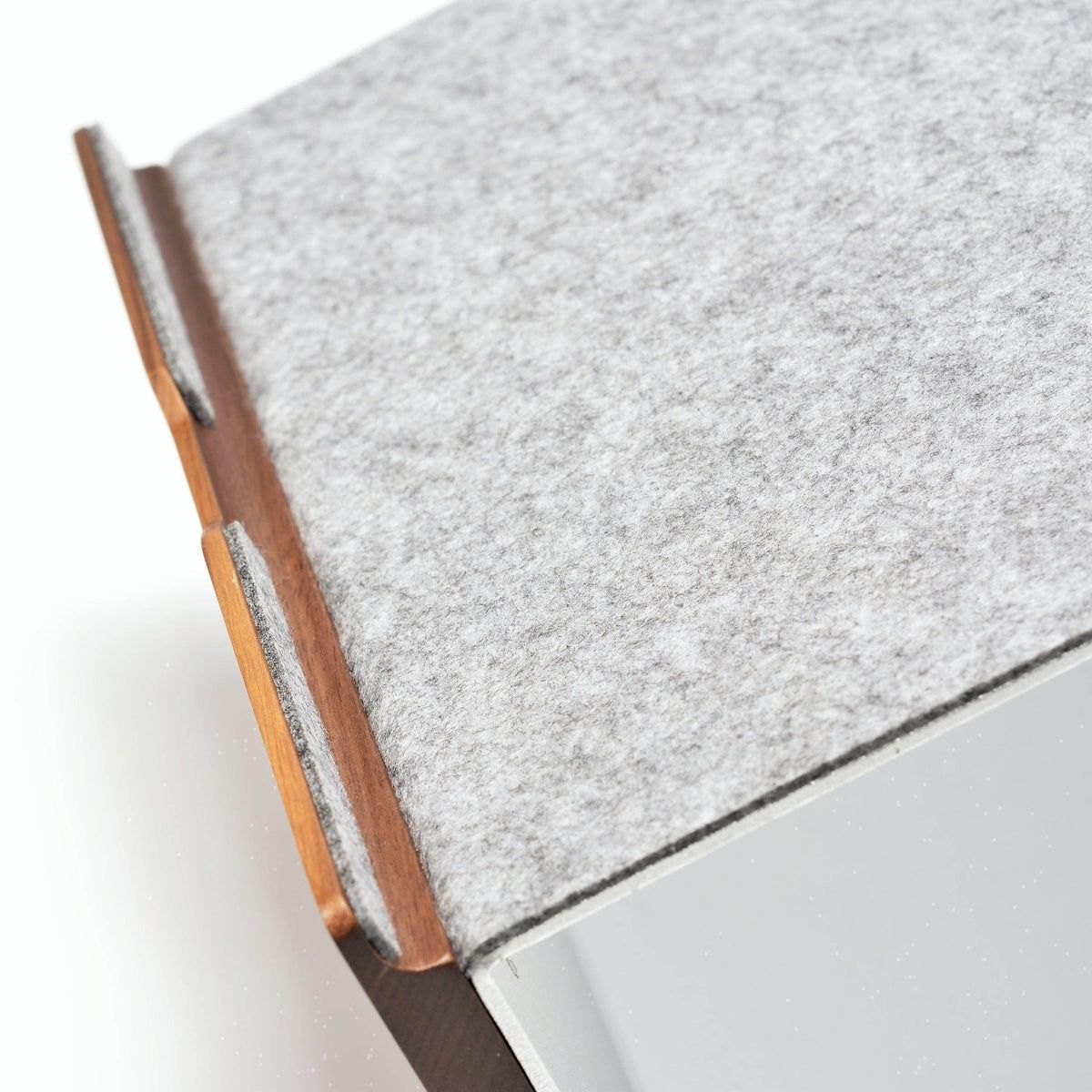 Support Laptop Bois et Aluminium Massif
