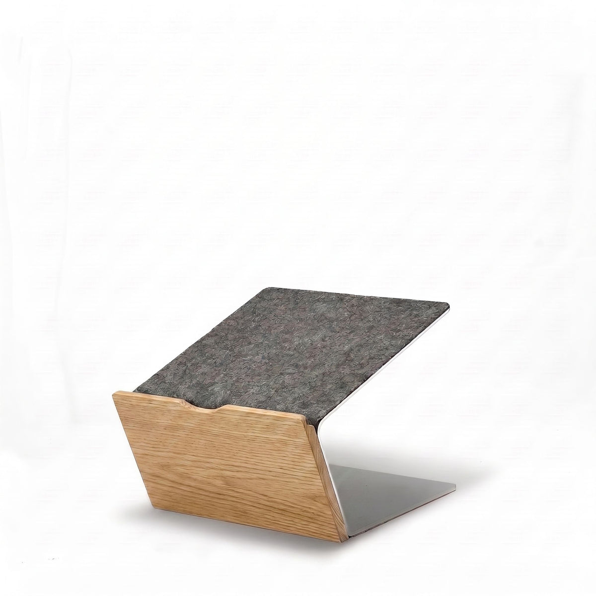 Support Laptop Bois et Aluminium Massif