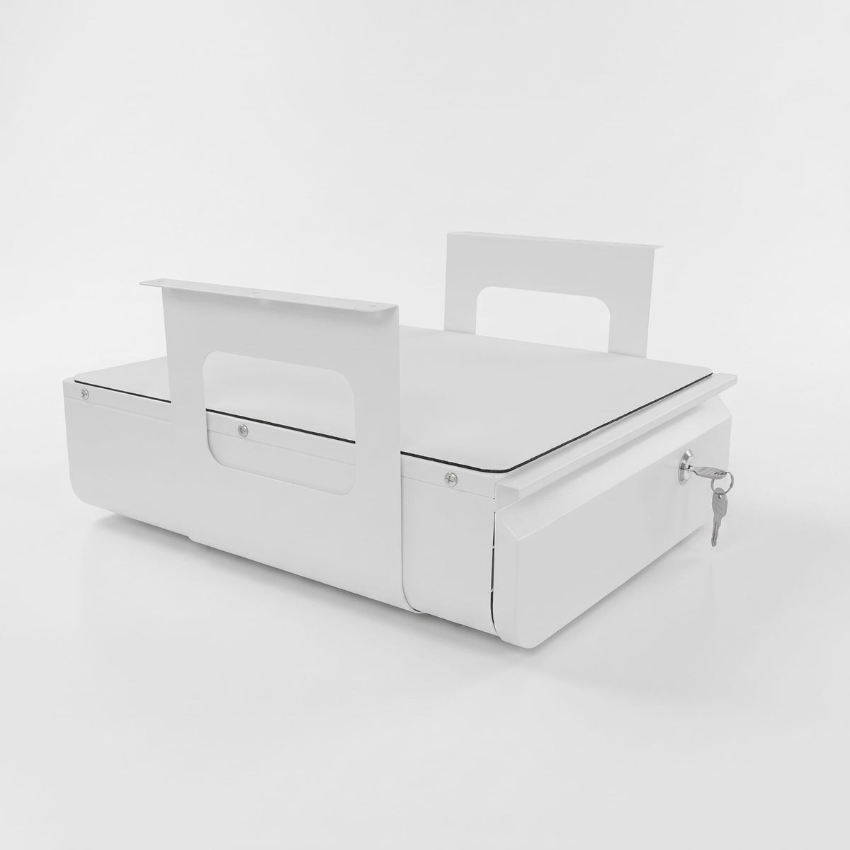 Tiroir Sous Bureau Blanc à Verrouillable