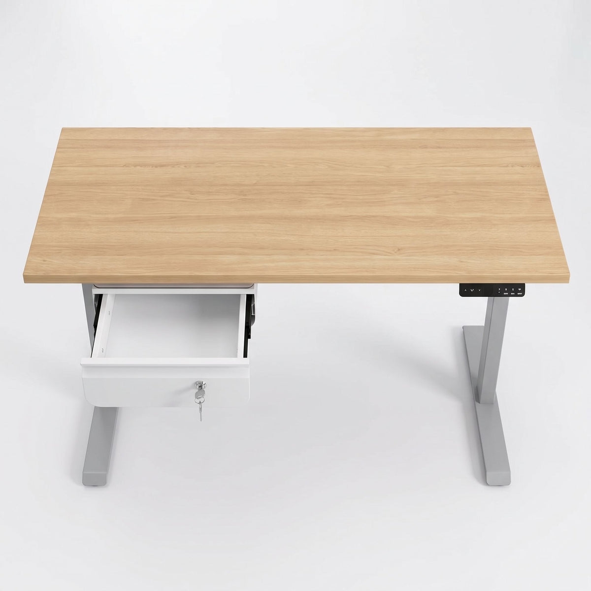 Tiroir Sous Bureau Blanc à Verrouillable