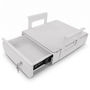 Tiroir Sous Bureau Blanc à Verrouillable